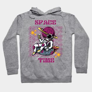 Beyond Boundaries: Space and Time Astronaut Hoodie